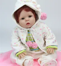 Real Like Silicone Vinyl Reborn Baby Dolls For Girl 22 Inches 55 cm Lifelike Newborn Babies