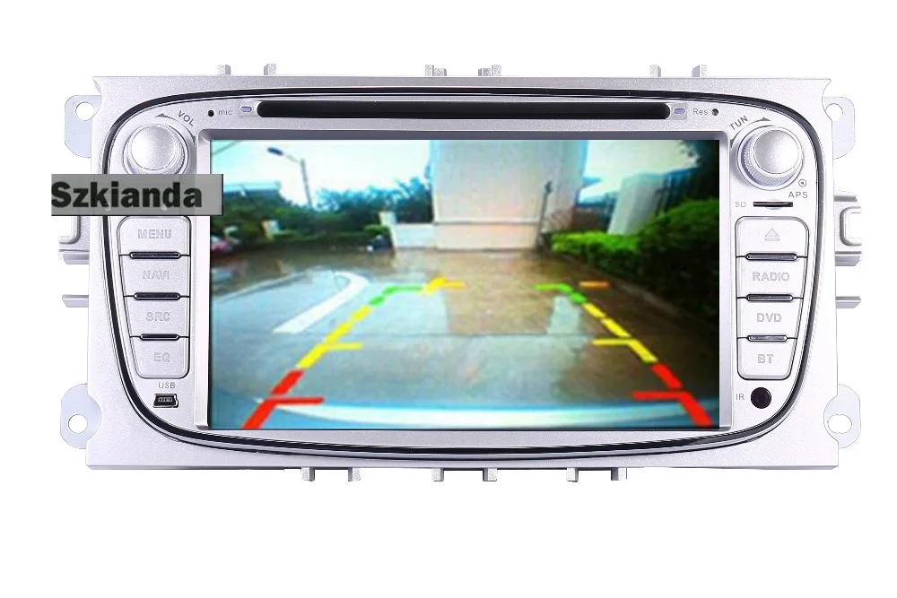 Clearance 2 Din 7 Inch Car DVD Player For FORD Mondeo S-MAX  C max FOCUS 2 2008-2011 With 3G Radio GPS Navigation BT 1080P 8GB Map 4