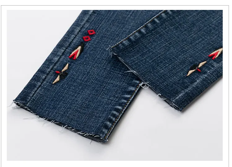 Осенне-зимние джинсовые брюки для беременных эластичные с завышенной талией из растягивающейся ткани брюки для живота обтягивающие джинсы-карандаш для беременных полная длина