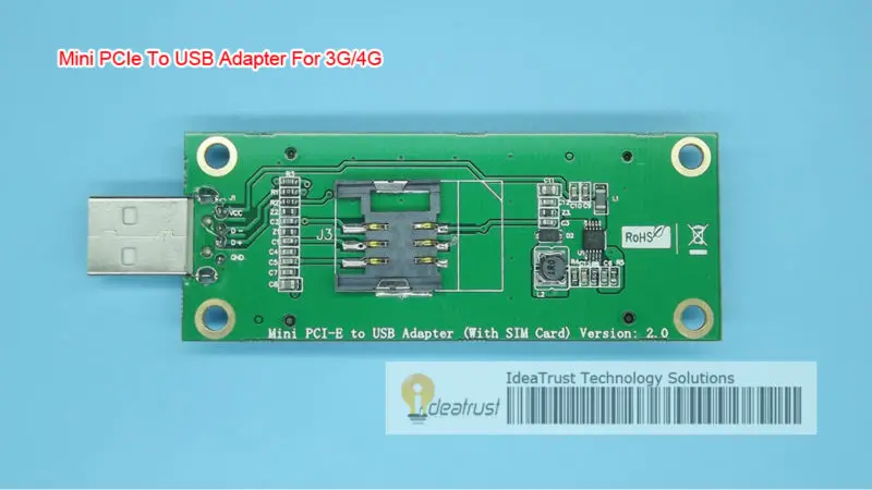 Мини PCIe к USB адаптер для 3g/4G WWAN и WiFi(тип usb) карты Mini PCI-E к USB Mini Pcie к Pcie