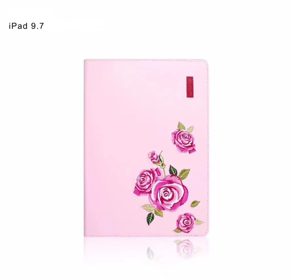 Ручная вышивка 2018 Новый для ipad чехол air2 силиконовый анти-осенний pro9.7 все включено