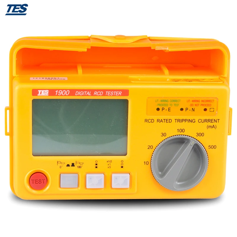 

TES-1900A Digital RCD Type Residual Current Circuit Breaker Tester Leakage