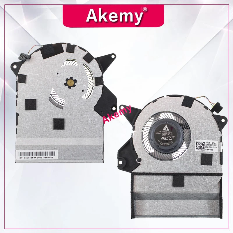 

Akemy New for ASUS UX360U UX360UA UX360UA-1C Q324UA 13NB0C00M11011 NC55C01-16B16 CPU cooling FAN