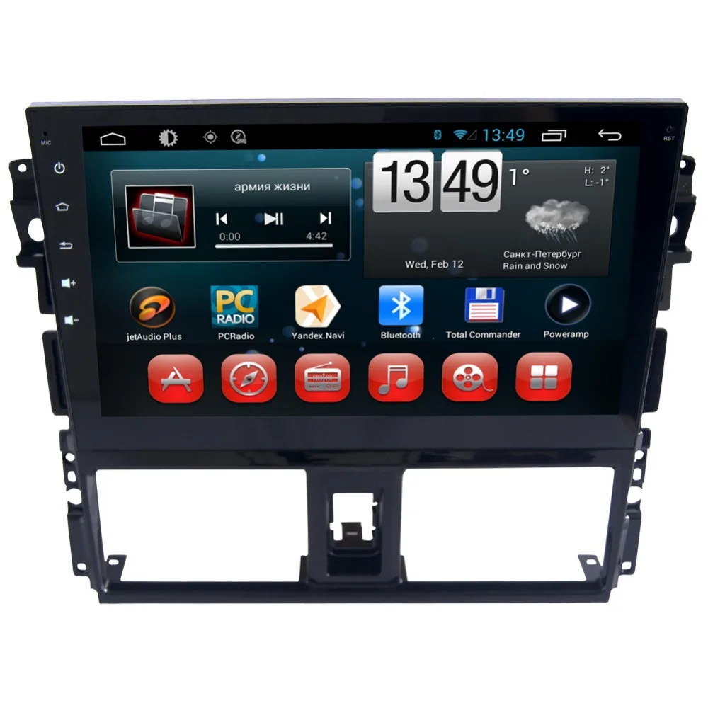 Sale 10.1" HD 1024*600 Android 6.0 Car DVD Radio GPS Stereo Navigation Player for Toyota Vios 2013-2016 Radio Quad Core 4G WIFI BT 1 Sale 10.1" HD 1024*600 Android 6.0 Car DVD Radio GPS Stereo Navigation Player for Toyota Vios 2013-2016 Radio Quad Core 4G WIFI BT 1
