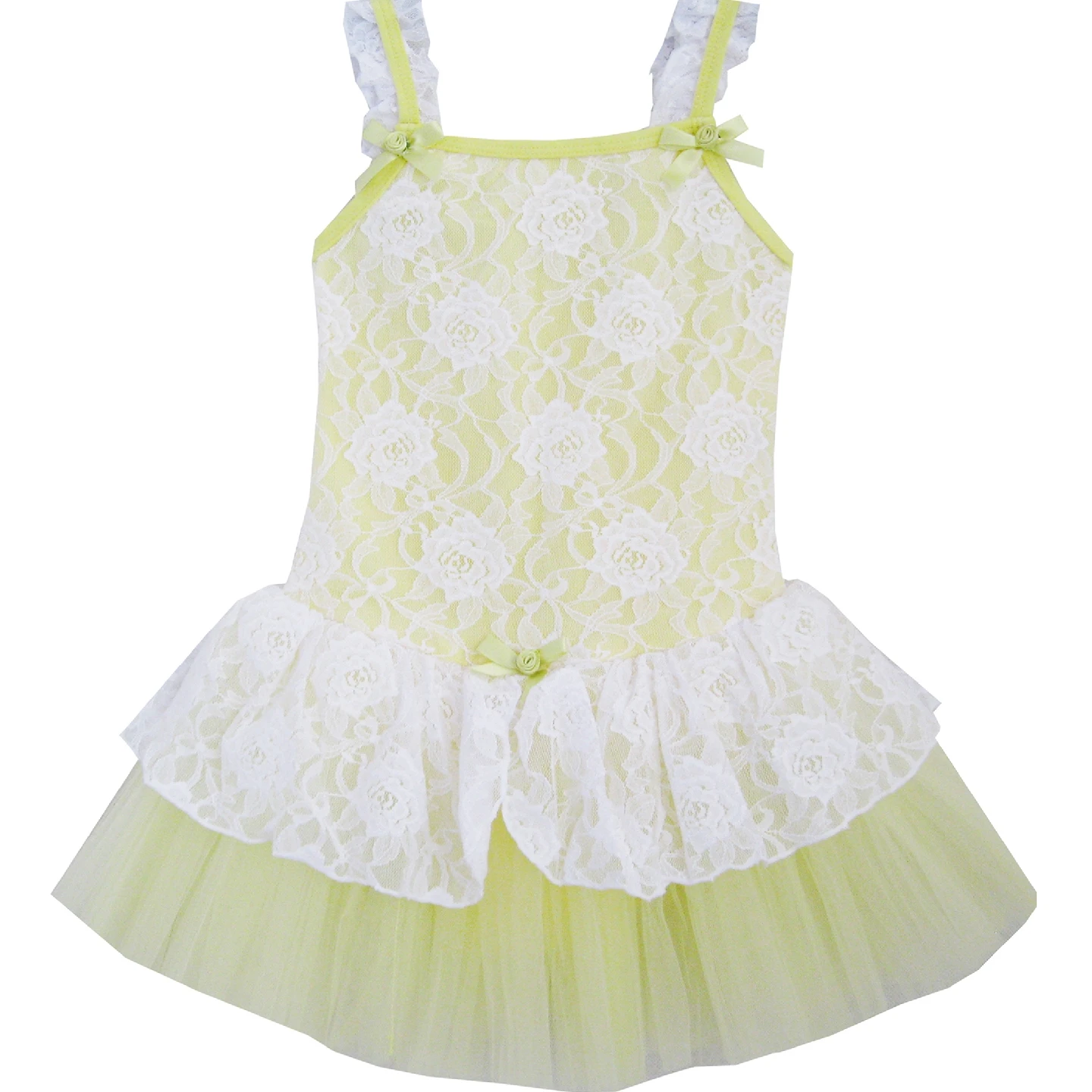 

Flower Girl Dress Yellow Tutu Ballet Dancing Tulle Layers Kids Clothes Cotton 2019 Summer Princess Wedding Party Dresses Pageant