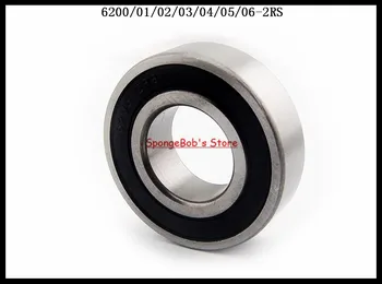 

1-3pcs/Lot 6200-2RS / 6201-2RS / 6202-2RS / 6203-2RS / 6204-2RS / 6205-2RS Rubber Sealed Deep Groove Ball Miniature Bearing