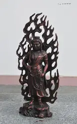 Рождественский тибетского буддизма Фейн Бронзовый покровителя Экзорцизм Fudo acalanatha статуя Будды Хэллоуин