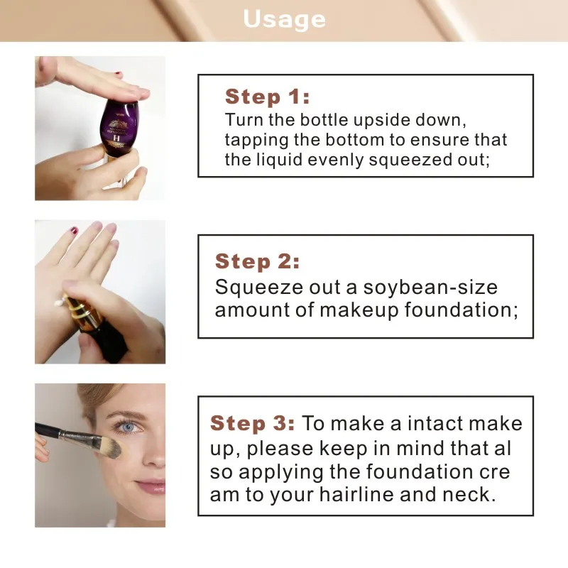 HENLICS Brand Re-nutriv Concentrated Antioxidant Skincare Organic Liquid Foundation for Women Quick Face Base Makeup (16)
