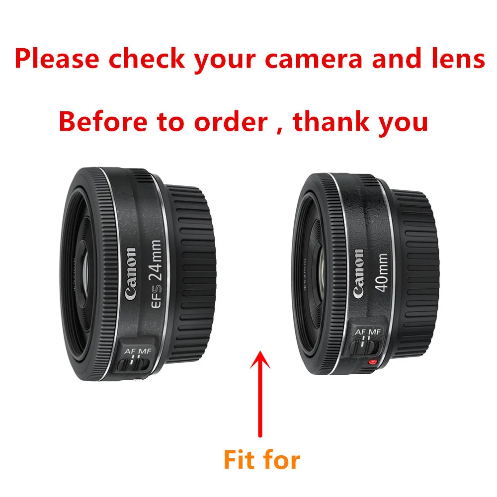 Canon EF 40mm f/2.8 STM レンズ プロテクター フード付き Amazon | EF 40mm f / 2.8 STM/EFS 24mm f / 2.8 STM Lenes
