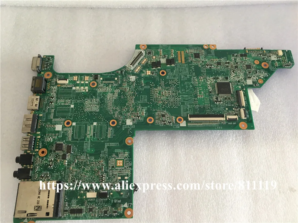 Материнская плата DDR3 для ноутбука HP Pavilion DV7 605496 001 DA0LX8MB6D0|Органайзеры кабеля| |