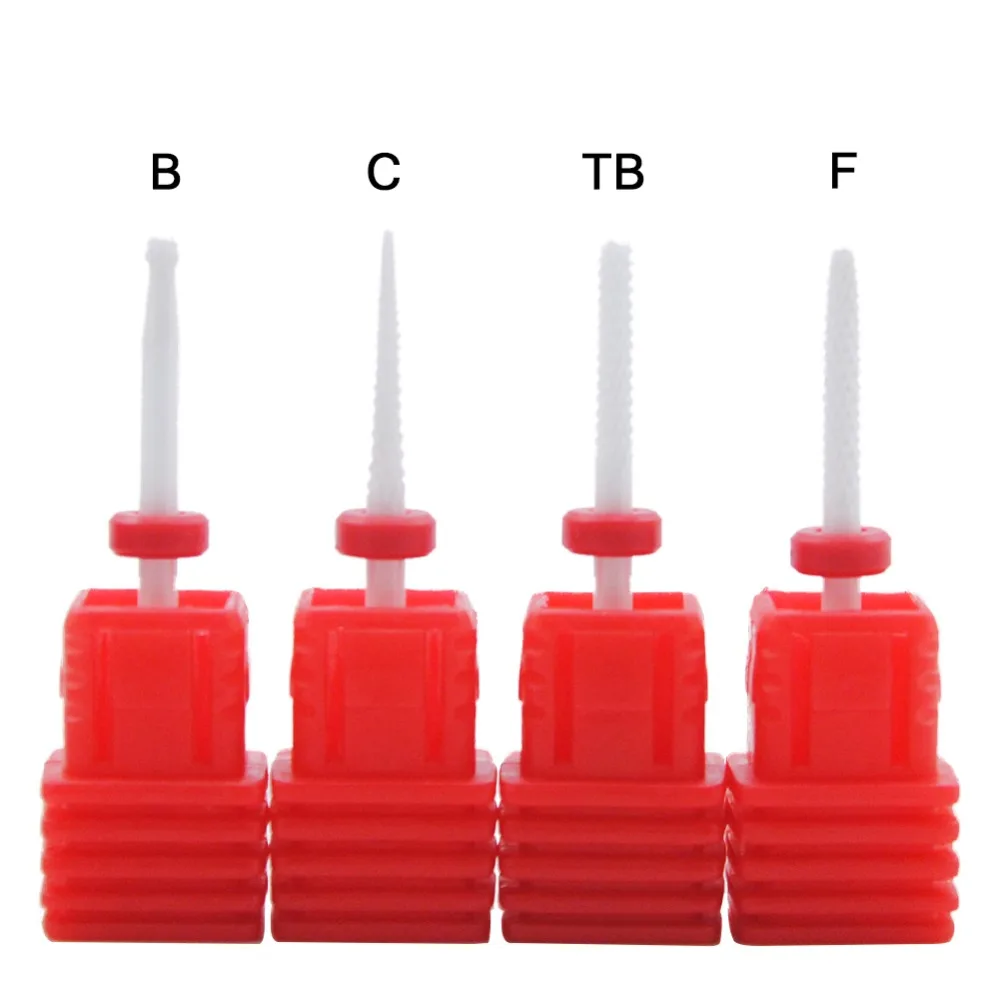 1pc Cutter for Manicure Ceramic Nail Drill Bits Machine Accessories Rotary Electric Files Art Tool | Красота и здоровье