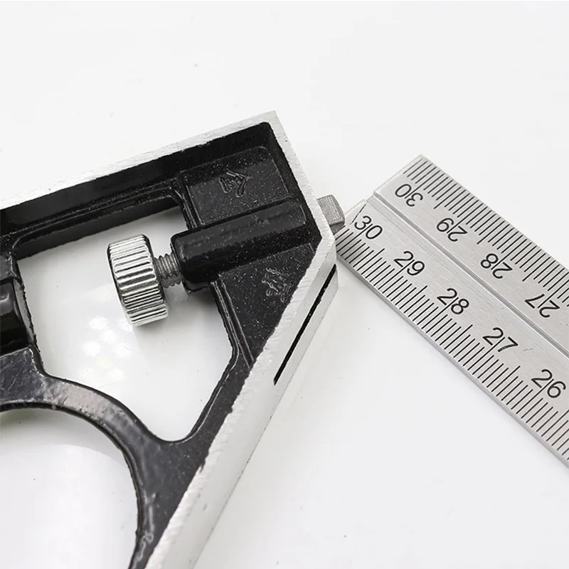 Precise Stainless Steel Measuring Tools Aluminium Combination Squares Ruler Level 12" (300mm)