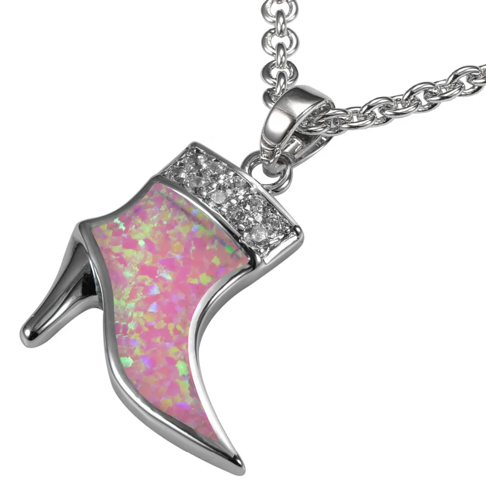 

Pink Fire Opal 925 Sterling Silver Pendant P180