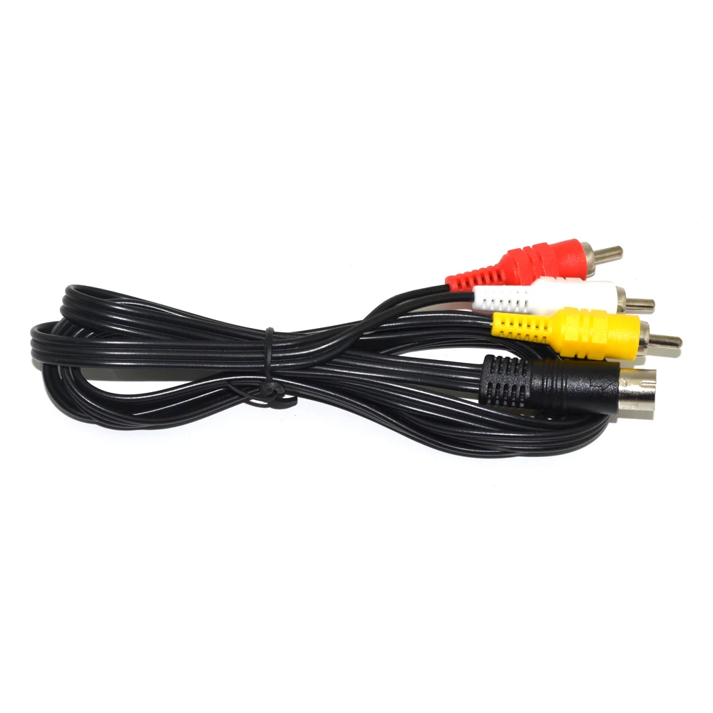 Pces para o Cabo de Sega av da Tomada do Chapeamento de Níquel de 10 Rca para ss Cabo Saturn - Image 3