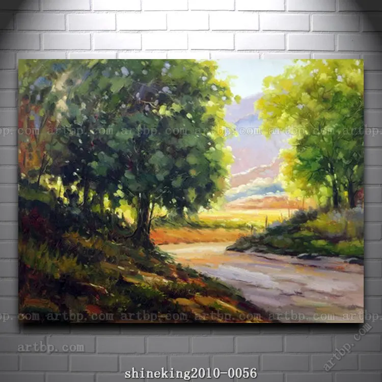 Handpainted Landscape oil painting Impressionist art ...