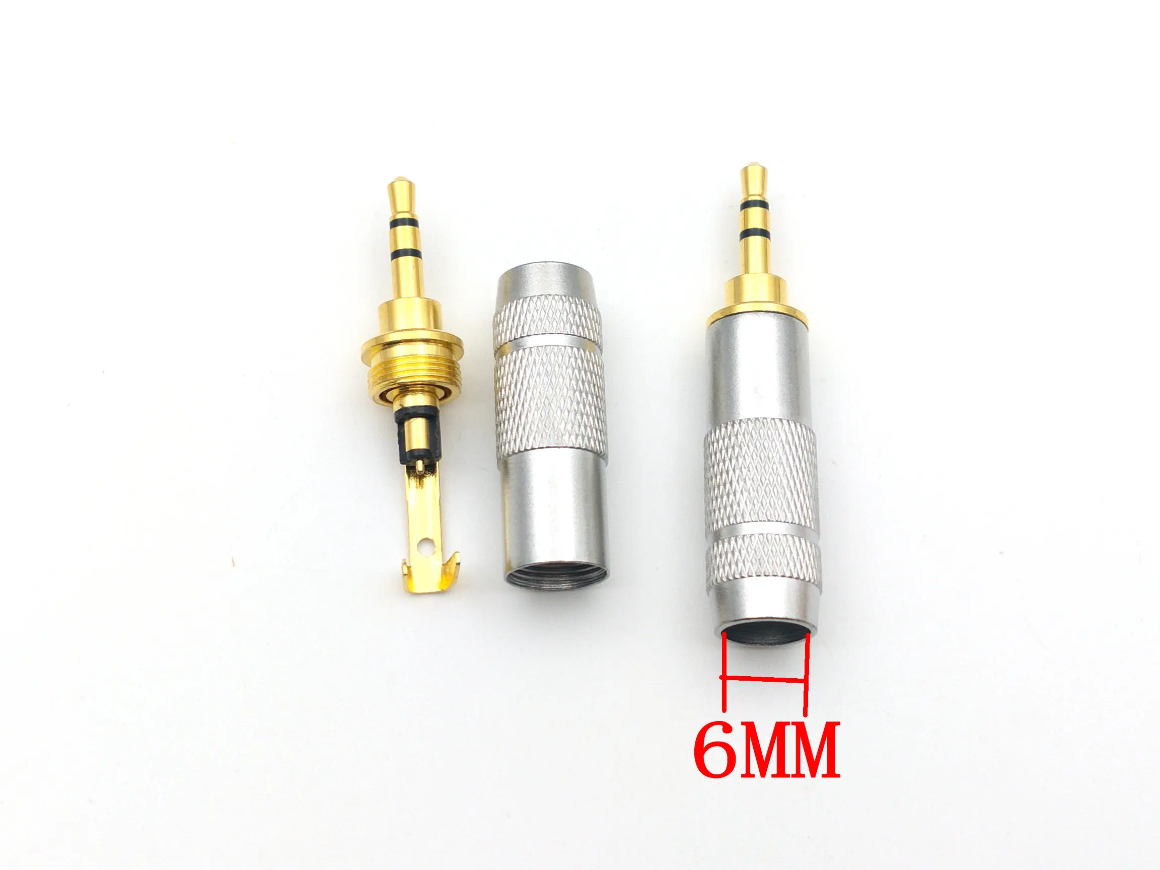 200pcs 2 5mm stereo Repair Headphone Jack Plug Cable Audio Solder connectors