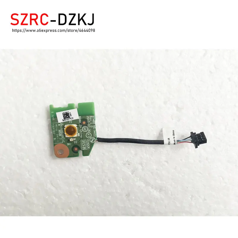 

Оригинальная плата кнопки питания для ThinkPad T460S T470S с кабелем фонарик SC50E37929 работает DC02001VR20