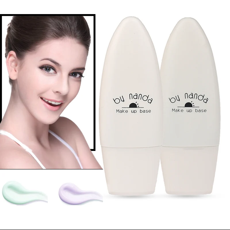 

Natural Brighten Make up base Foundation Primer Makeup Cream Sun cream UV Protect Sunscreen Oil Control Face Primer Sunscreen