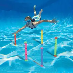5 шт./компл. Для детей подводный Спорт погружения играть палку Игрушки Летние водонепроницаемые игрушки плавательный бассейн аксессуар для