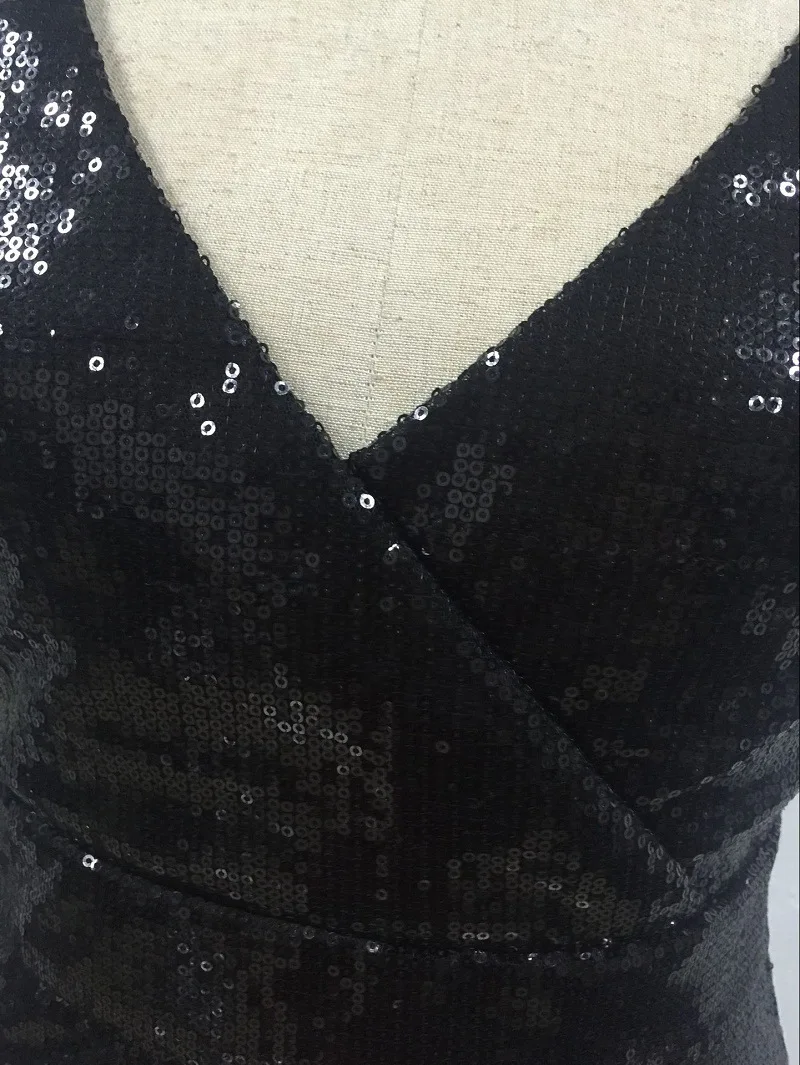sequin wrap dress 1496 (5)