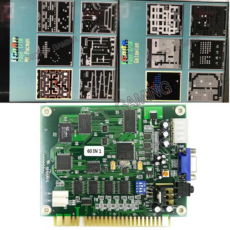 DIY аркадный комплект с трекбол и 60 в 1 jamma мульти-игра pcb доска аркадные аксессуары для игровых автоматов