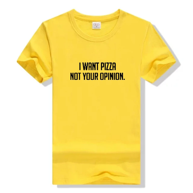 Женская футболка с надписью I Want Pizza Not Your option модная хипстерская унисекс Tumblr Pinterest