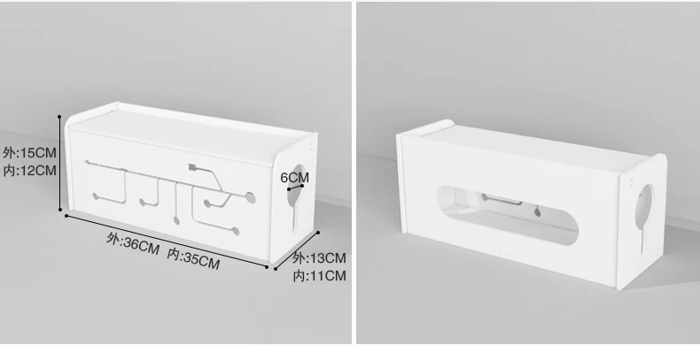 ПВХ материал провод коробка для хранения кабельный менеджер Органайзер коробка для хранения линии электропитания распределительная коробка Бытовые аксессуары JJ239