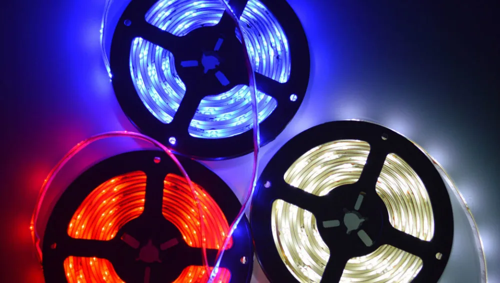 Водонепроницаемая гибкая осветительная лента 3528 SMD 5 м/катушка 150