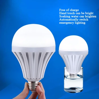 

Cheap Price Emergency Wireless Led Light Bulb Led Bulb e27 With Induction / Water Water Supply Power Function 7w / 12w