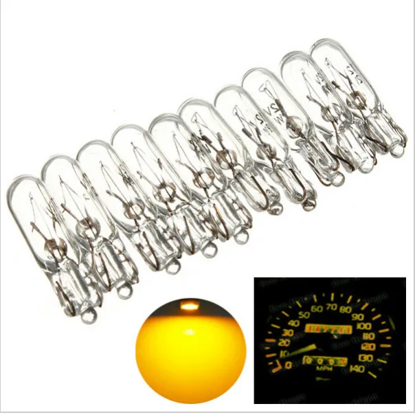 

10pcs/lot 12V 286 T5 W2W Car Bulb Halogen Bulbs Lamp Automobile Wedge Dashboard Gauge Instrument Lights 1.2W or 2W