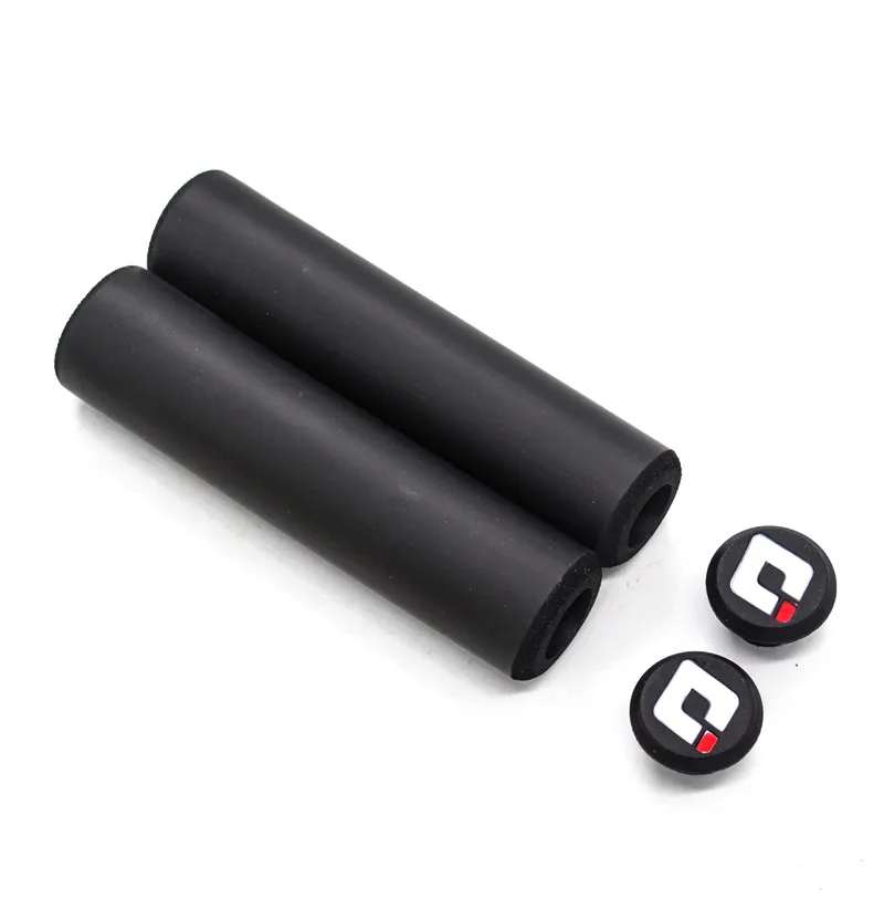 ODI велосипедные ручки MTB силиконовые ручки на руль Анти-занос, удар-поглощающая Мягкая рукоятка для горного велосипеда - Цвет: Black