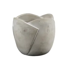 Cement Flowerpot Silicone Mold Flower Shape Cement Planter Mould Handmade Craft Garden Decoration Tool cement garden