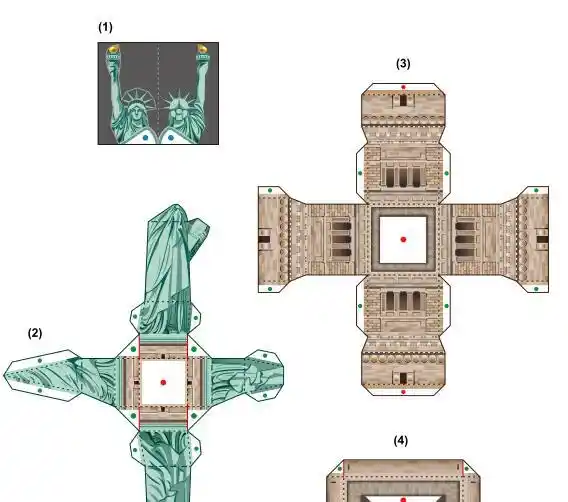 Statue Of Liberty Papercraft