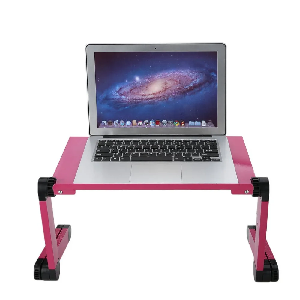 

Portable 360 Degree Adjustable Laptop Notebook Table Stand Tray Lazy Foldable Aluminum Alloy Computer Desk New Arrival