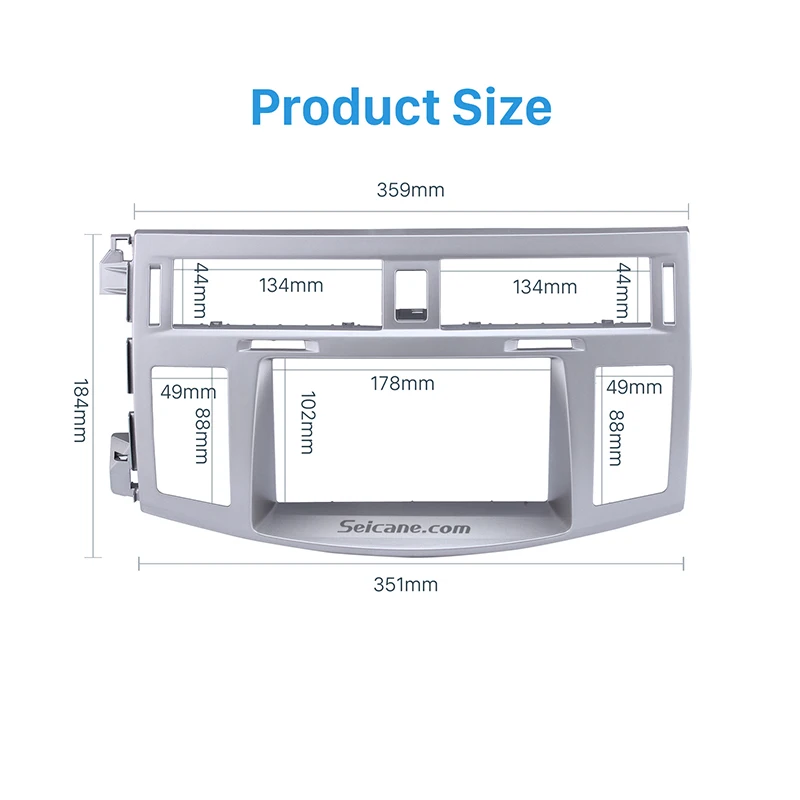 Автомагнитола Seicane 2DIN для Toyota Avalon 2006 автомобильный стерео-адаптер CD накладка панель пластина рамка в тире монтажные наборы