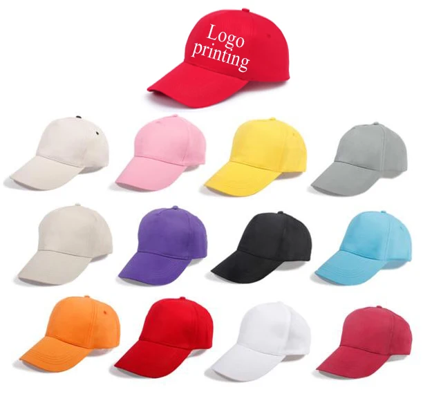 

1 PCS Only for Printing Custom Made Print your logo/designs baseball cap adjustable Cotton Caps