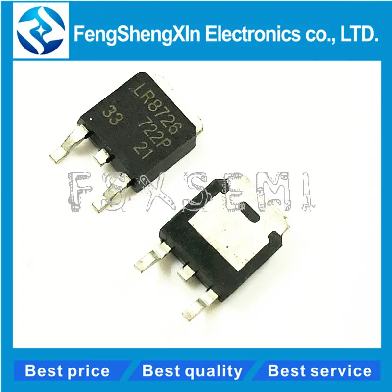 

100pcs/lot IRLR8726 LR8726 IRLR8726TRPBF IRLR8726PBF TO-252 HEXFET Power MOSFET