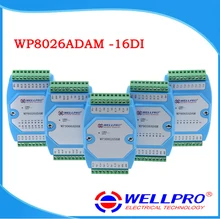WP8026ADAM ( 16DI ) _ Digital input module / Optocoupler isolated / RS485 MODBUS RTU communications
