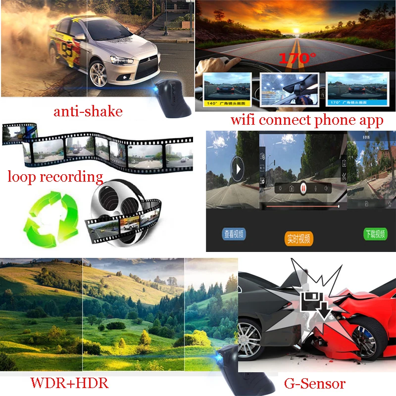 Rearview Mirror Camera And Video Recorder Automobile Car DVR Cheapest CamcorderFor BMW E60-E65 Free Shipping
