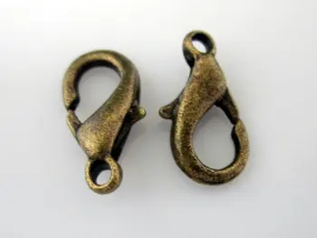 

200pcs Bronze tone Lobster Clasps jewelry clasps findings 12mm