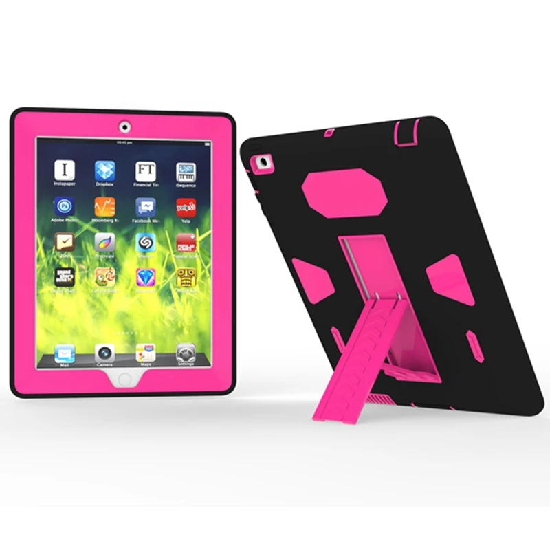 Misolocat For iPad 2 3 4 Case Stand Cover Apple 2/3/4 Tablet Protective Shell Shockproof Silicon+PC Capa | Компьютеры и офис