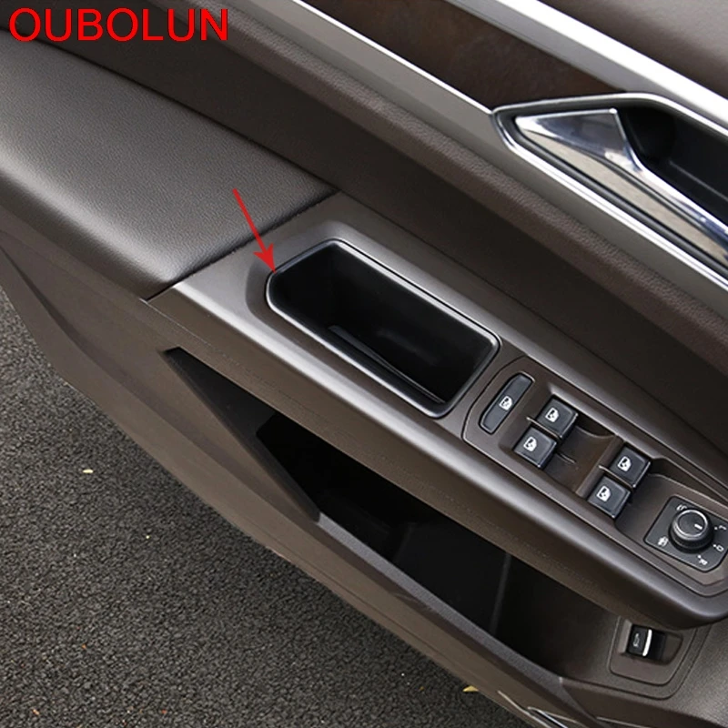 OUBOLUN 4 шт. для Volkswagen VW Atlas Teramont 2017 2018 пластиковые аксессуары интерьера держатель
