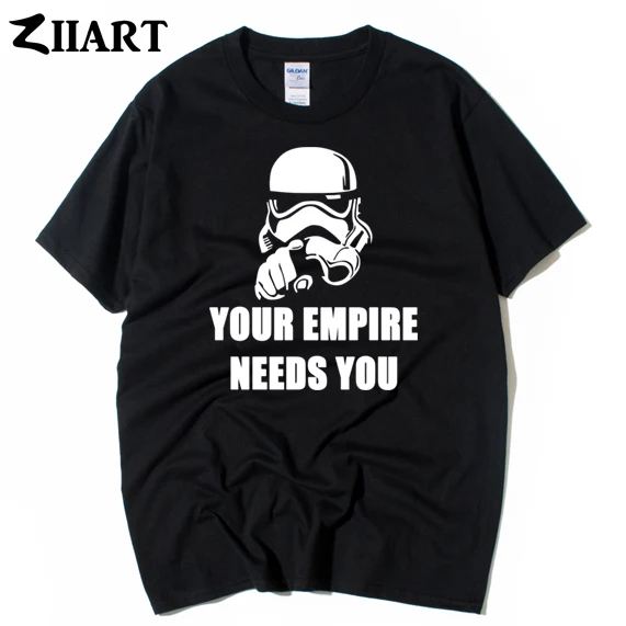 

Your Empire Needs You Star Wars Darth Vader STORMTROOPER couple clothes man boys male o-neck short-sleeve T-shirt