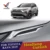Di alta Qualità ABS Chrome Frontale Testa Della Lampada Della Luce Palpebre Contorno Copertura Trim Per Toyota RAV4 2019 2020 Accessori per Auto