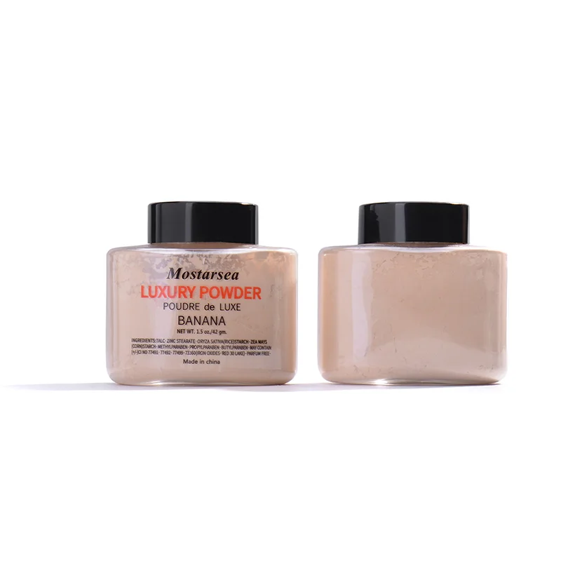 

1PC Woman Luxury Banana Powder 1.5Oz Bottle Face Makeup Authentic Oil control Long Lasting 42g Banana Loose Powder