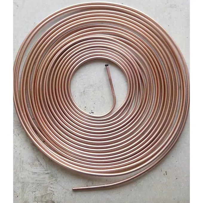 5/16 Inch OD by 65FT Aluminum Copper Plating Tubing Refrigerator 8mm