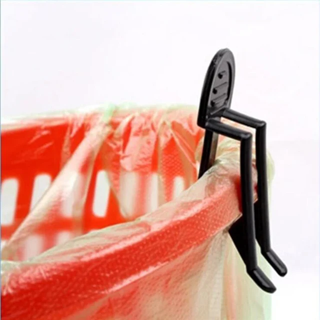 Basupply 4Pcs/Tétel Gyakorlati Műanyag Szemetes Zsák Klip Rögzített Hulladékkateum Tartó Szemétklip Kuka Konyhai Eszközöket Rögzíthet - Image 4