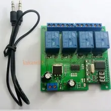 DC 12V 4CH MT8870 DTMF релейный телефонный декодер голоса модуль дистанционного управления
