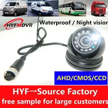 AHD Car Camera HD Monitor 1 inch Black Metal Conch Hemisphere Waterproof Full HD Infrared Night Vision 420TV Source Factory