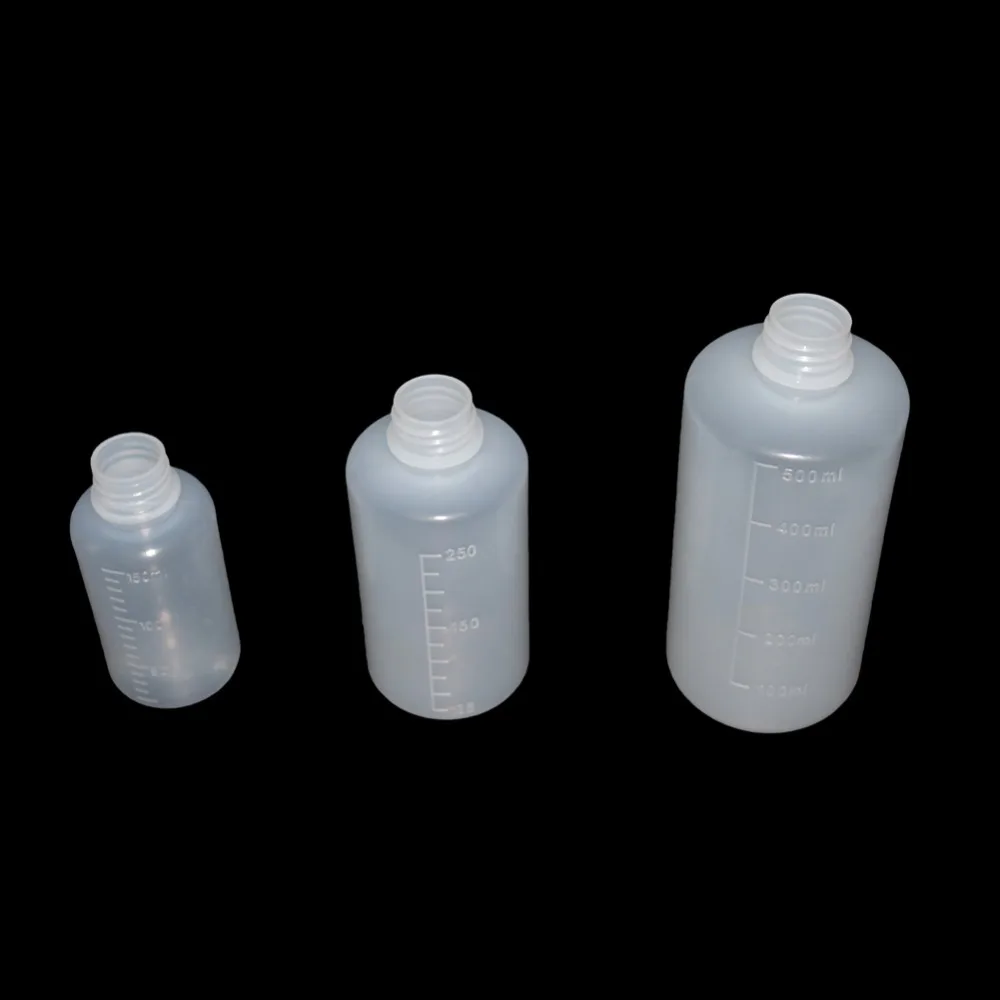 Пластиковая бутылка LDPE Laborotary для выдавливания татуировок измерительная